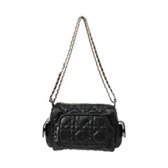 Miniso Classic Quilted Series Shoulder Crossbody Bag(Black)