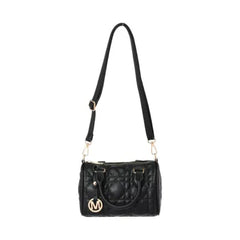 Miniso Classic Quilted Series Handheld Crossbody Cylinder Bag(Black) NEW