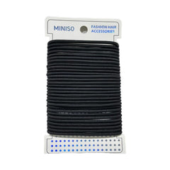 3mm Black Rubber Band 30pcs