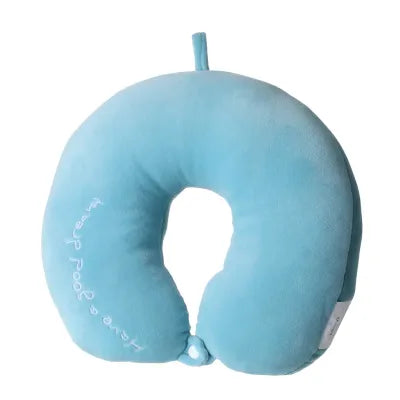 Classic Dual Color Neck Pillow (Blue)