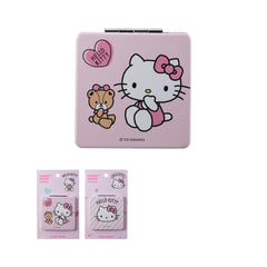 Hello Kitty Dual-Sided Foldable Mirror（Square）