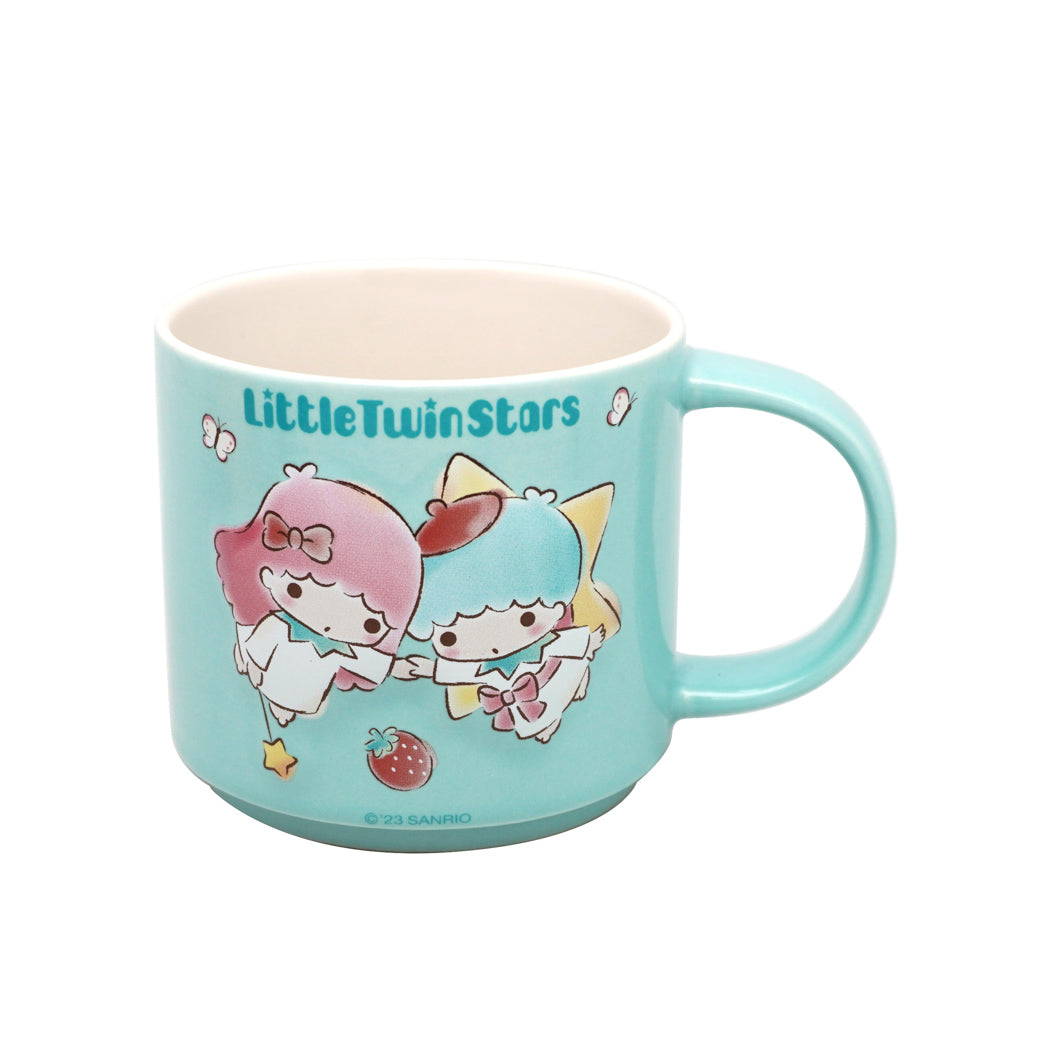 Sanrio characters Strawberry collection Embossed Ceramic Cup (400mL)(Little Twin Stars)