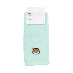 Mini Family Series Embroidery Pure Cotton Towel (PICKLE)