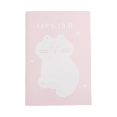 Animal Series A5 Stitch-bound Book (Pink) (32 Sheets)