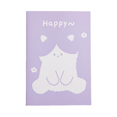 Animal Series A5 Stitch-bound Book (Purple) (32 Sheets)