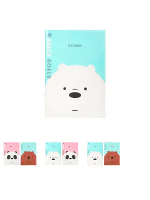 Miniso We Bare Bears- Memo Book 40 Pages (2 Pack)