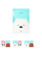 Miniso We Bare Bears- Memo Book 40 Pages (2 Pack)