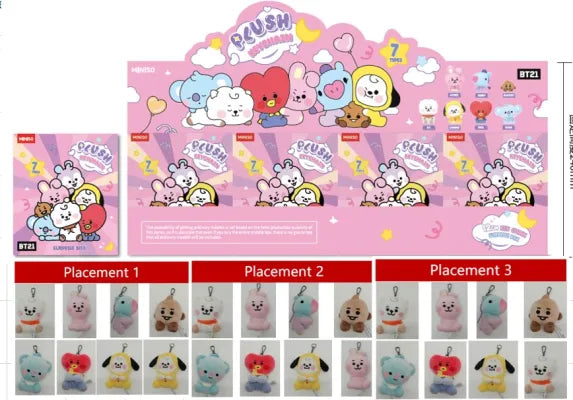 Miniso BT21 Plush Keychain Surprise Box