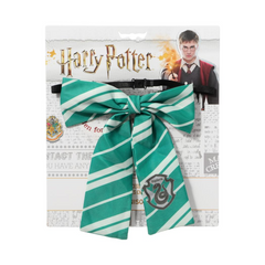 Harry Potter Badge Bow Tie & Hair Clip (Slytherin)