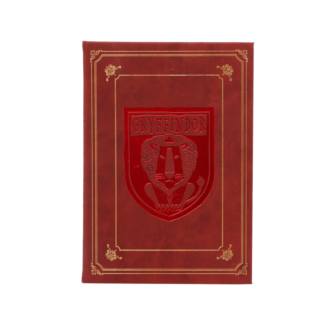 Harry Potter Collection Gryffindor PU Hardcover Book with Striped Edges (208 Sheets)