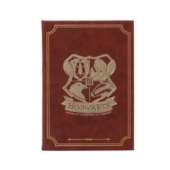 Harry Potter Collection Hogwarts PU Hardcover Book with Striped Edges (208 Sheets)