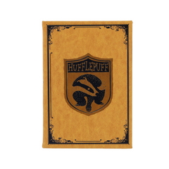 Harry Potter Collection Hufflepuff PU Hardcover Book with Striped Edges (208 Sheets)