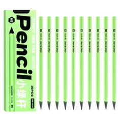 Kaiso One More Green HB Pencils (10 Pcs) - YM-4398 Premium Smooth Writing Pencil Set