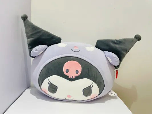 Miniso Kuromi Head-Shape Plush Toy 40CM