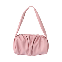 Pleated Handbag(Light Pink)