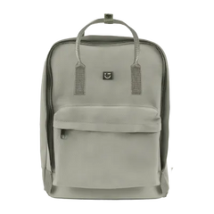 Miniso  Solid Color Large Capacity Backpack(Light Gray)