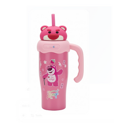 Miniso Sipper with pop cap - 900ml (pink 01)