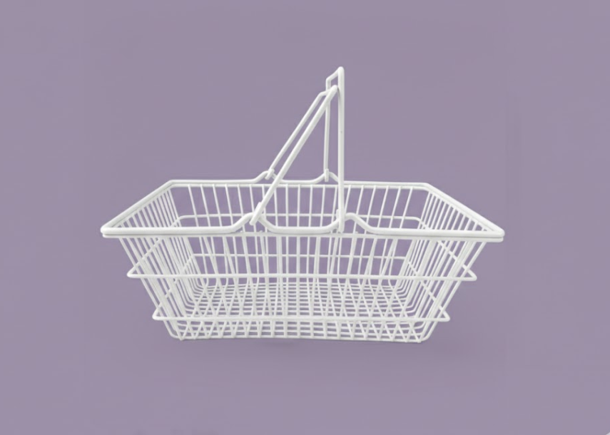 Miniso mini storage basket (white)