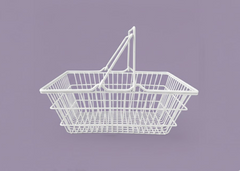 Miniso mini storage basket (white)