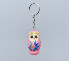Miniso Russian Nesting Doll Keychain (Pink)