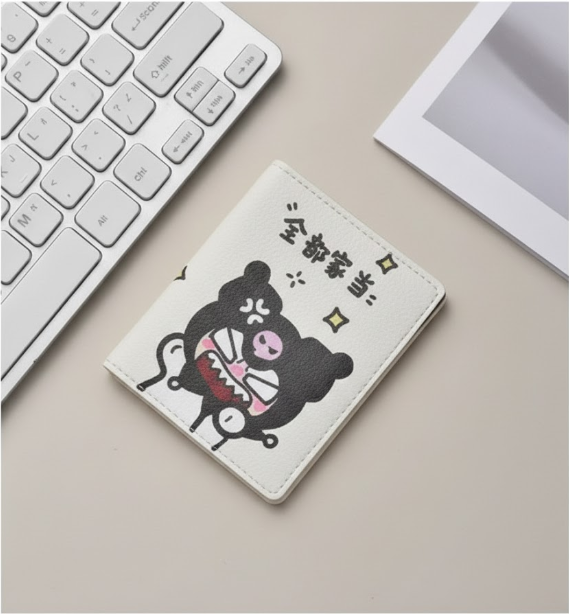 Miniso Women’s Cute PU Wallet (Angry)