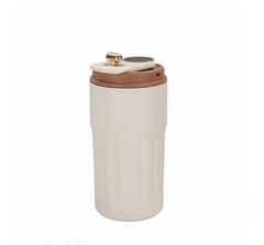 Miniso Temperature Insulated Coffee Mug - 450 ml (Brown)