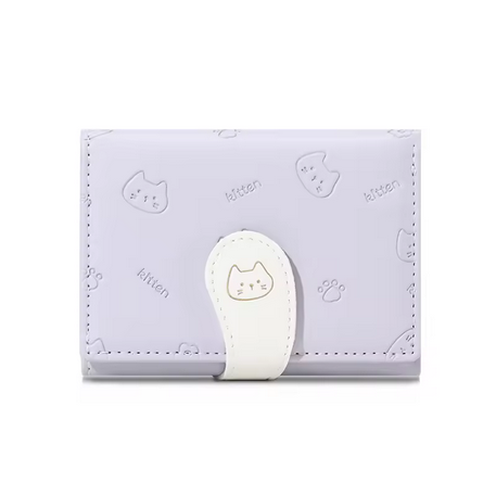 Miniso cat themed wallet (Purple)