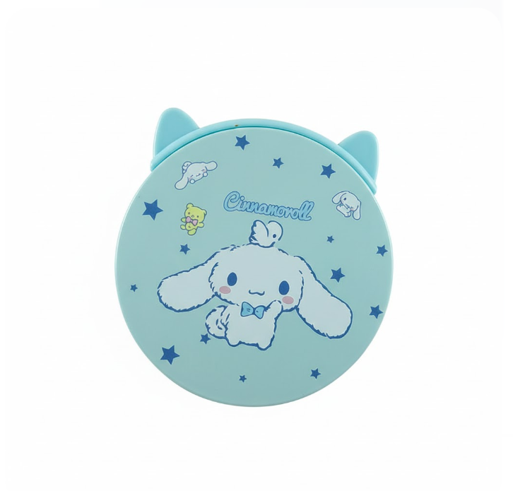 Miniso Round Pocket Mirror (Blue)