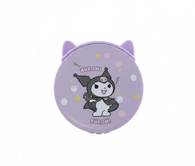 Miniso Round Pocket Mirror (Purple)