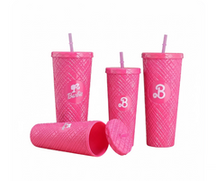 Miniso Barbie Sipper Set – 2pcs (Pink)