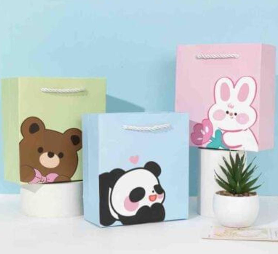 Miniso Kawai Themed Paper Gift Bags