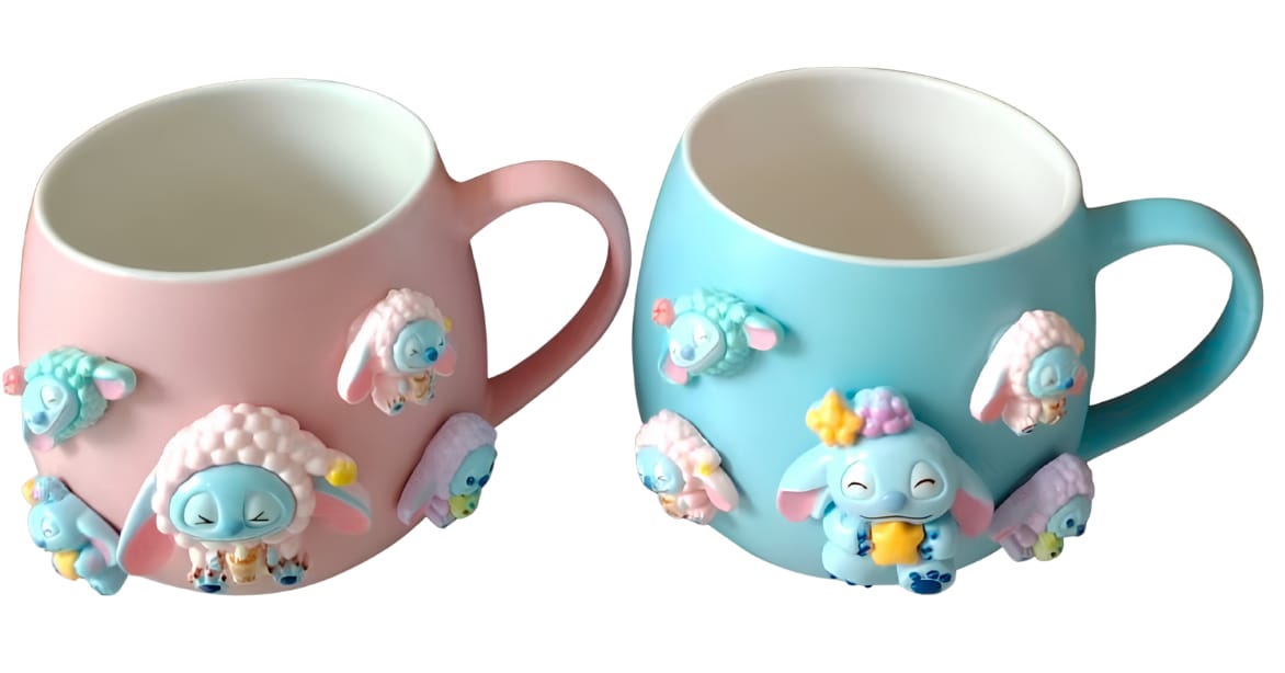 Miniso Lilo and Stitch Ceramic Mug