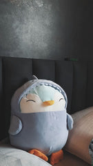 Miniso Hoodie Penguin Plush Toy 32CM (Shark)