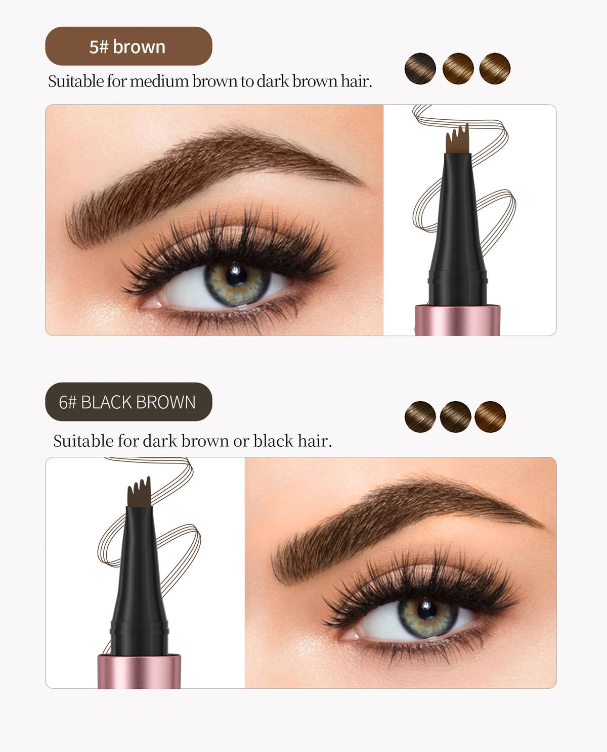 Kaiso Waterproof Microblading Eyebrow Pen with Angled Tip