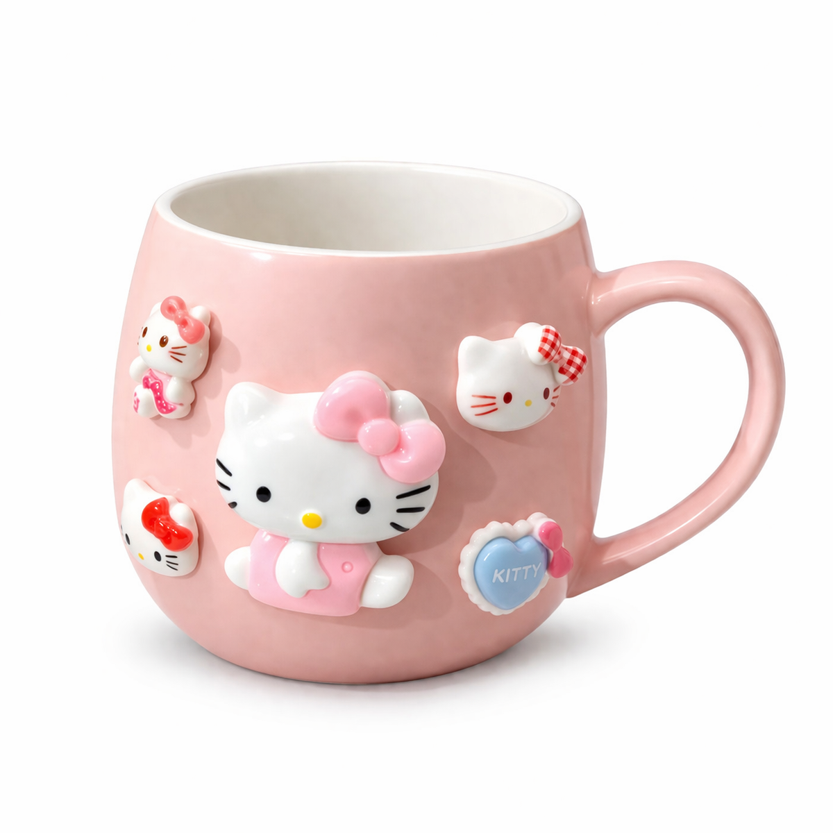 Miniso Pink Hello Kitty 3D ceramic mug