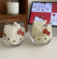 Miniso Sanrio Series Hello Kitty Face Shaped Glass