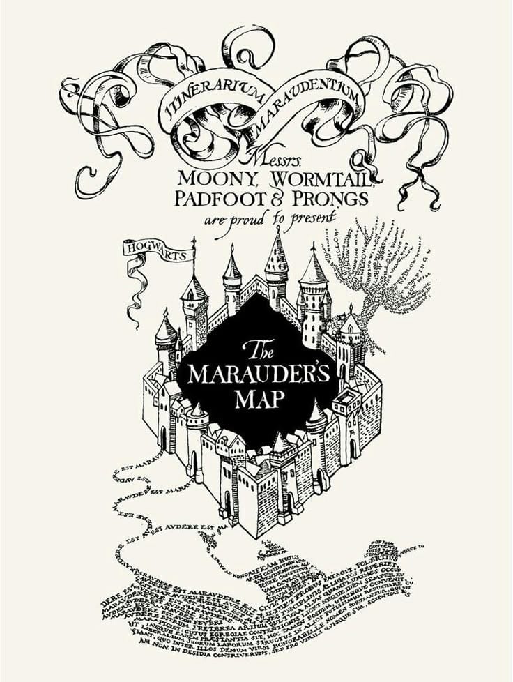Miniso The Marauder's Map From Harry Potter Series