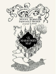 Miniso The Marauder's Map From Harry Potter Series