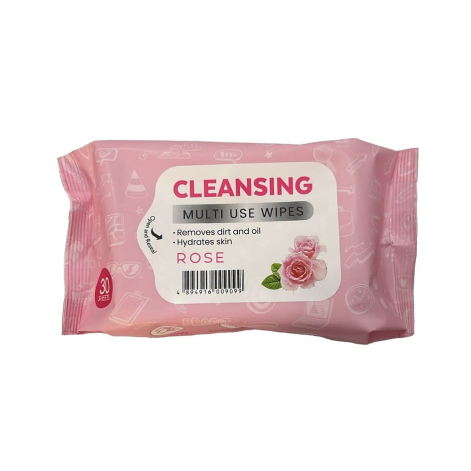 Miniso Cleansing Multi Use Wipes 3p Sheeta ( rose)